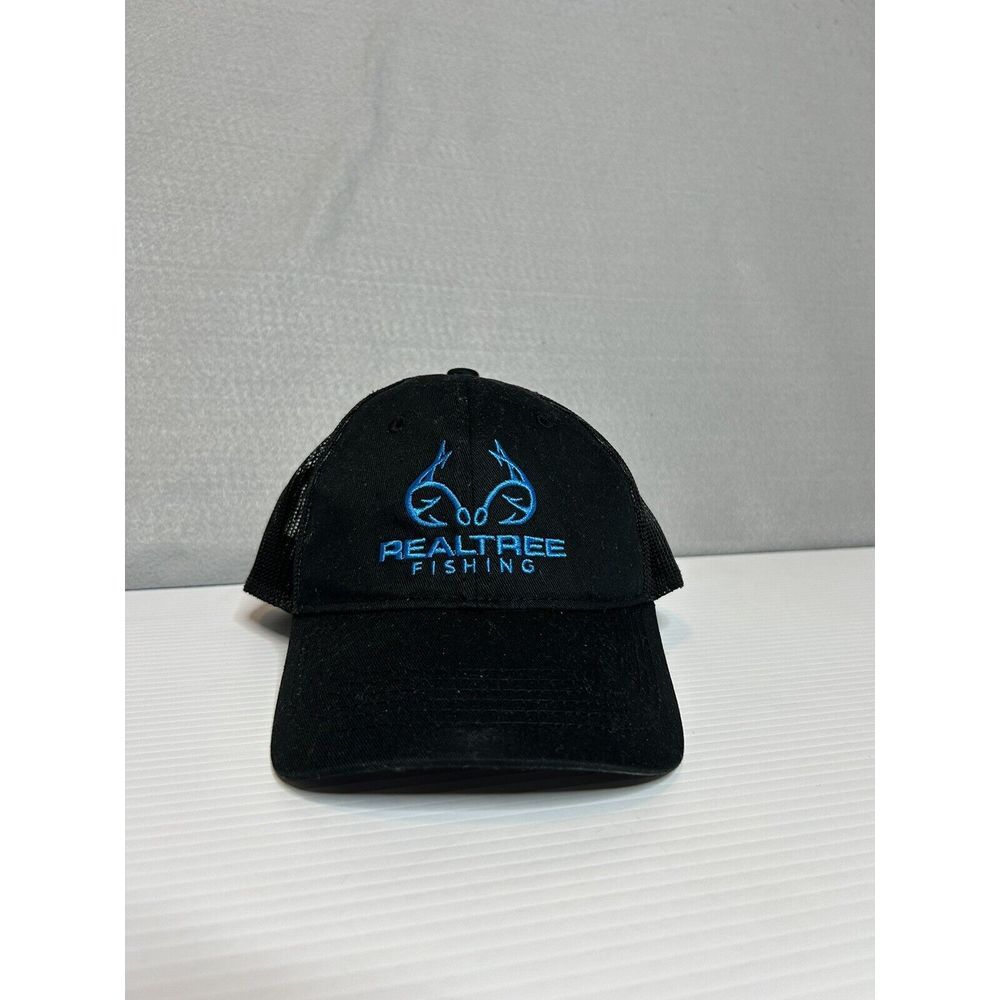 Realtree Fishing Blue/Black Outdoor Cap Ballcap‎ Hat